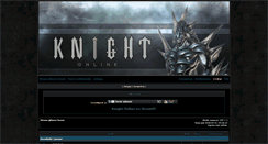 Desktop Screenshot of knightonlineworld.pl